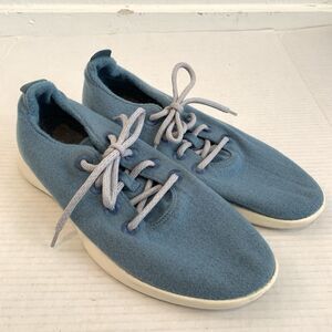 Allbird Mens 11 Sneaker Shoes Blue Wool Runners Athletic Lace